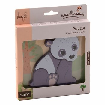 JOUECO - THE WILDIES FAMILY MIX PUZZLE IN LEGNO - Dai 12 Mesi (12 pz.)