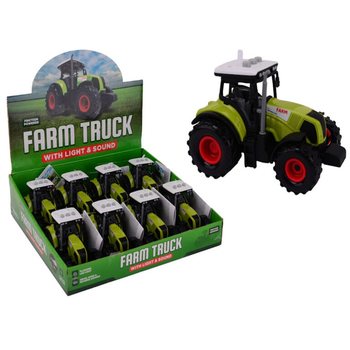 TRATTORE DA FATTORIA CON LUCI E SUONI - IN DISPLAY (8 pz.)