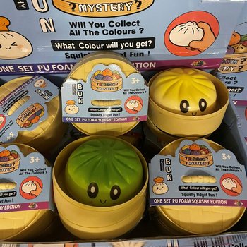 RAGE - Squishy Bun Dumplings GRANDI - ONE SET PU FOAM SQUISHY EDITION (12 pz.)