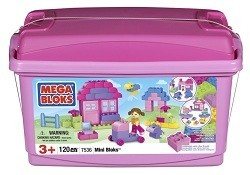 MEGA BLOKS MINI BLOKS TUB ROSA - 7536