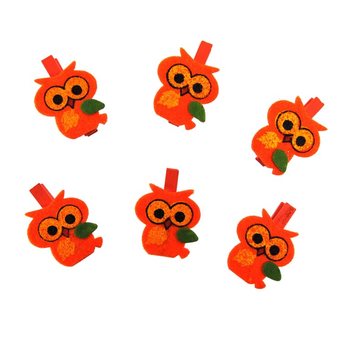 Molinette decorative da 6 pezzi - Modello: Gufo (24 set)