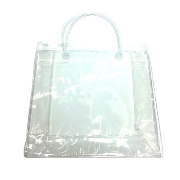 Busta da Imballaggio Trasparente di Lusso con Fondo a Blocco e Maniglia Robusta 18,5x18cm (25 pz)
