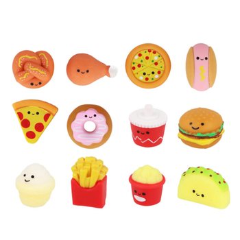 PESCA MIRACOLOSA SQUISHY - PERSONAGGI FAST FOOD - IN ESPOSITORE (60 pz.)