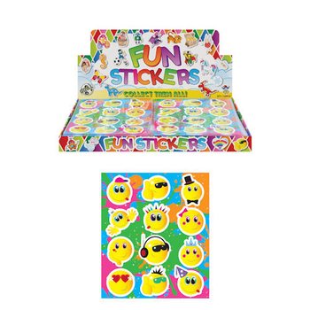 ADESIVI DIVERTENTI – MODELLO: SMILEYS (120 pz.)