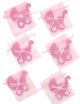 Sacchetto Regalo Nascita - Rosa Neonato (12 pz.)