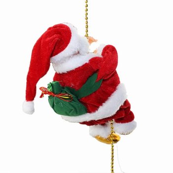 BABBO NATALE ARRAMPICATORE CON MUSICA (2 pz.)