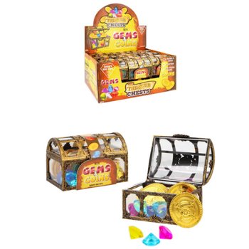 Forziere del Tesoro con Gemme e Monete - Display (18 pz)