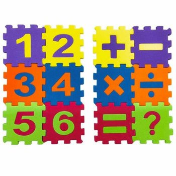 GIOCO PUZZLE MATEMATICO IN GOMMAPIUMA