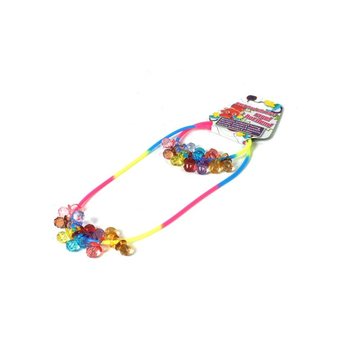 Set Collana e Bracciale con Ciucci Anni '80 (12 pz.)