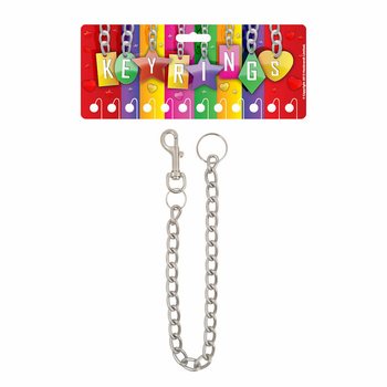 PORTACHIAVI IN FERRO CON CAVETTO METALLICO EXTRA LUNGO (12 pz)