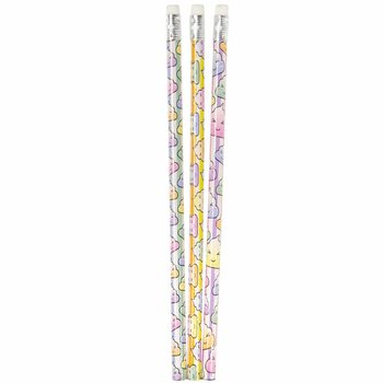 Matite 'Pupù' Neon con Gomma (12 pezzi)