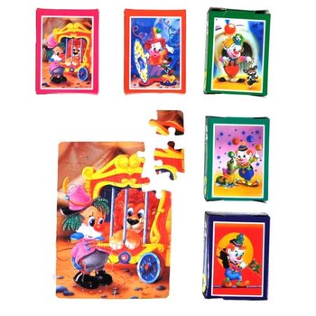 Simpatici Puzzle del Circo in Display (36 pz.)