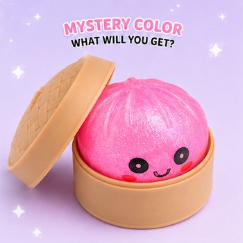 RAGE - Squishy SUGAR EDITION Bun Dumplings PICCOLO (5.3 x 5.3 x 4.1 cm) Fidget Toy Viral 2026 (24 pz.)