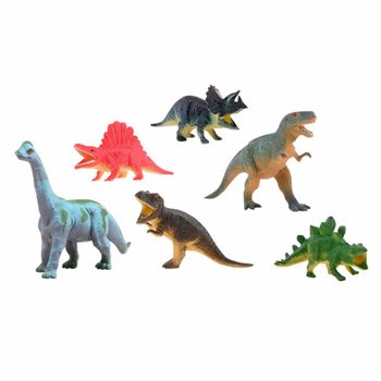 ANIMAL WORLD - Set di Gioco Dinosauri (6 Figure)