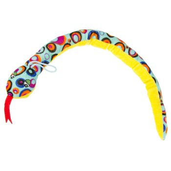 Serpente di peluche - Lunghezza 52 cm - Colori misti (24 pz.)