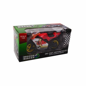 MOTO SUPER SPORT DIE CAST, SCALA 1:24 IN DISPLAY (24 pz.)
