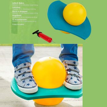 PALLA LOLO &Oslash;37CM, POMPA INCLUSA (2 pz.)