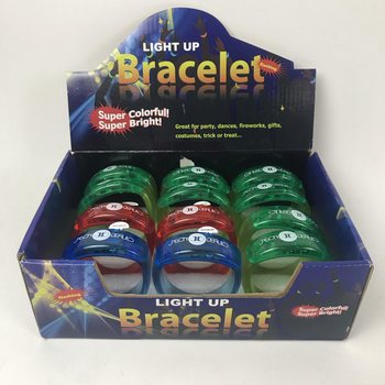 BRACCIALETTI LED LUMINOSI (12 pz.)