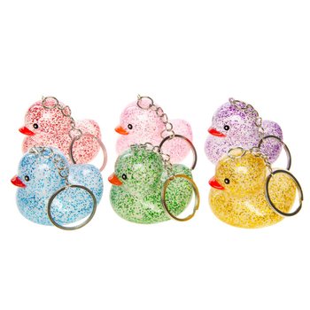 Portachiavi Paperella Glitterata - Colori Misti (12 pezzi)