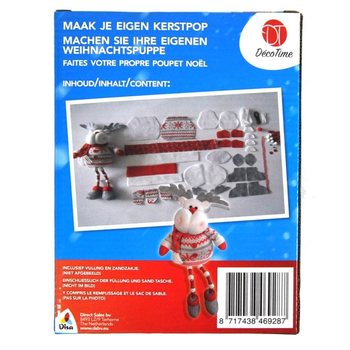 CREA IL TUO PUPAZZO DI NATALE IN PELUCHE (6 pz.)