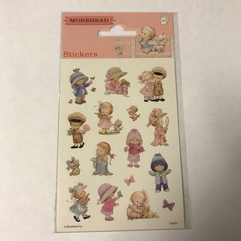 FOGLIO DI ADESIVI: MOREHEAD – CARI BAMBINI, Dim. 16 x 9 cm (10 pz)