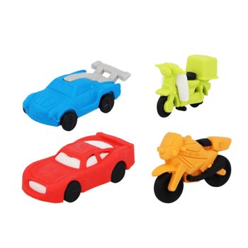 GOMME PER CANCELLARE - MODELLO: MIX VEICOLI - IN DISPLAY (80 pz)