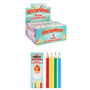 Matite colorate Sinterklaas (San Nicola) 4 pezzi in display (120 pz.)