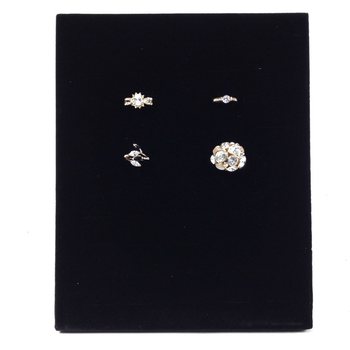 Espositore per anelli verticale - Velluto (1 pz)