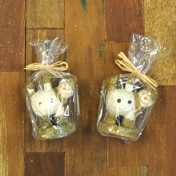 Simpatiche Candele a Pupazzo di Neve (12 pz.)