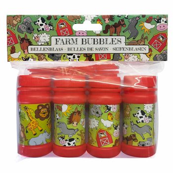 BOLLE DI SAPONE 50ML ANIMALI DELLA FATTORIA (4pz)