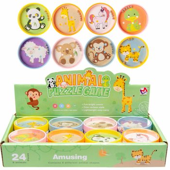 Giochi di Pazienza Animali Allegri in Display (24 pz)