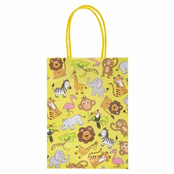 Sacchetti Regalo in Carta Animali della Giungla (12 pz.)