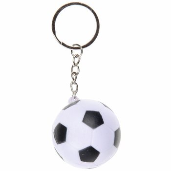 PORTACHIAVI PALLONE DA CALCIO IN GOMMAPIUMA (12 pz.)
