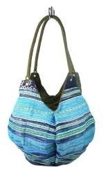 Art.n.: 97732B - B-FAIR Borsa Pouche Verde/Blu (1 pz)