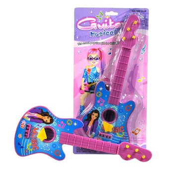 Chitarra Giocattolo su Scheda (6 pz.)