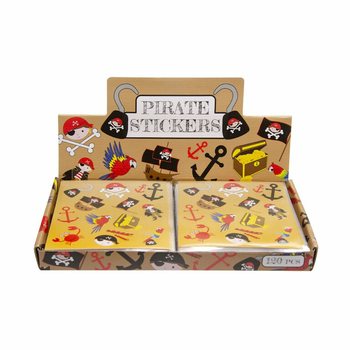 Adesivi Divertenti Pirati (120 Pezzi)