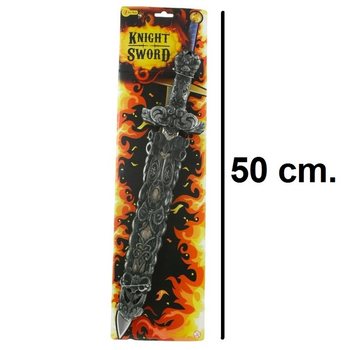 Pugnale giocattolo grande su card (6 pz.)