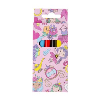 Set di 6 matite colorate - Principessa (24 pz.)