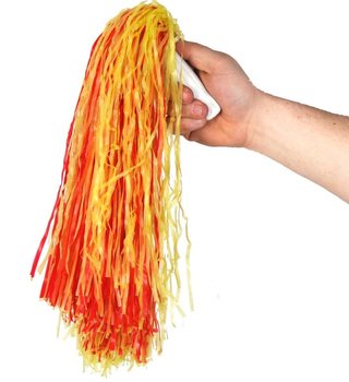 Pompom da Cheerleader su Cartoncino (12 pz)