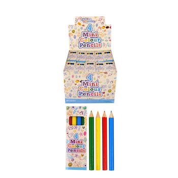 SET DI 4 MATITE COLORATE PICCOLE IN SCATOLINA IN DISPLAY (120 pz.)
