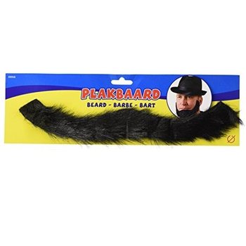 BARBA FINTA NERA PER FESTE (12 pz.)