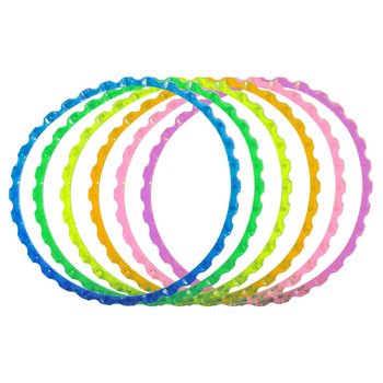 6 Braccialetti Rigati in Colori Vivaci (Confezione da 6)
