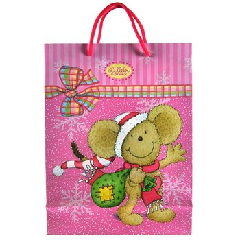 SACCHETTI REGALO DI NATALE 10 x 25.5 x 33.5 CM (6 pz.)