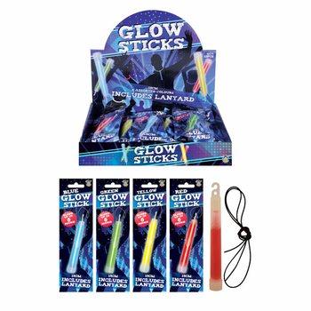 GLOW STICK STARLIGHT - 15CM CON CORDINO - COLORI MISTI IN DISPLAY (12 pz.)