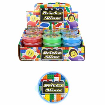 SLIME MATTONCINI DA COSTRUZIONE IN DISPLAY (24 pz.)