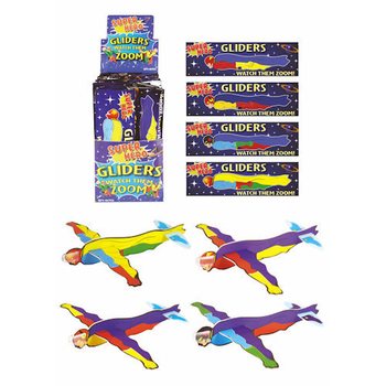 AEREI ALIANTI FIGHTER GLIDERS – MODELLO: SUPEREROI IN ESPOSITORE (48 pz.)