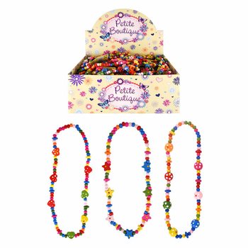 COLLANA IN LEGNO PER BAMBINI IN DISPLAY (48 pz.)