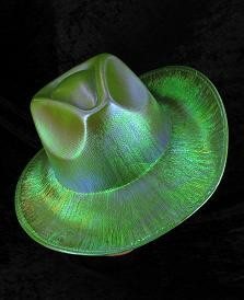 Cappello da Cowboy con Glitter - Verde (6 pz.)