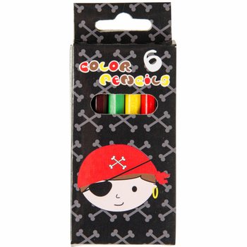 Set di 6 matite colorate - Pirata (24 pz.)