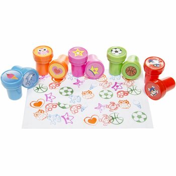 Timbri Assortiti in Espositore da Banco (60 pz.) - Ingrosso Giochi